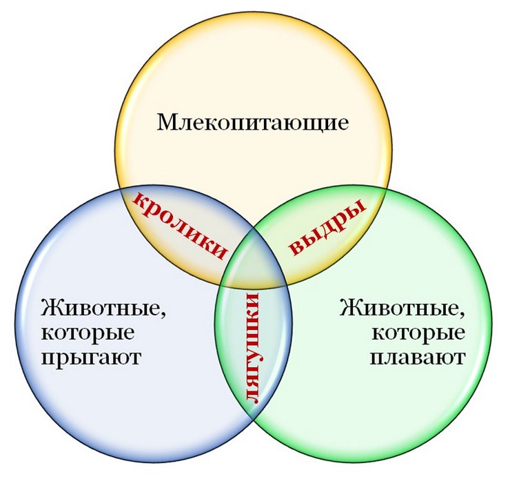 Диаграмма венна примеры