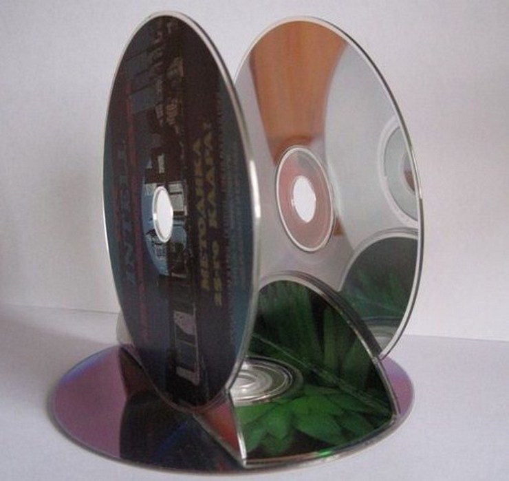 поделки из дисков